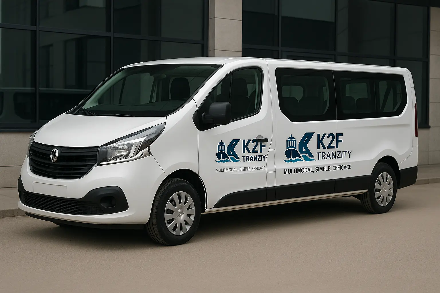 Transport de personnes avec minibus K2F TRANZITY